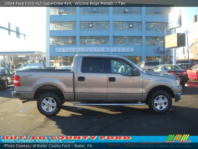 2004 Ford F150 XLT SuperCrew 4x4 in Arizona Beige Metallic