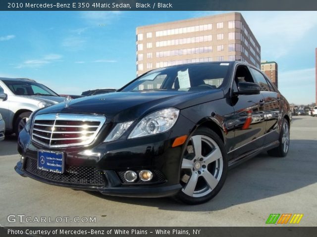 2010 Mercedes-Benz E 350 4Matic Sedan in Black