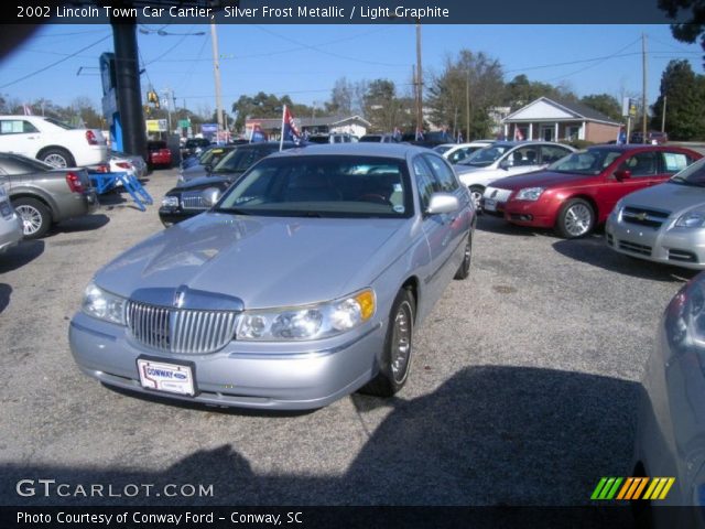 2002 Lincoln Town Car Cartier in Silver Frost Metallic