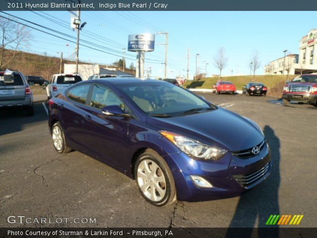 2011 Hyundai Elantra Limited in Indigo Blue Pearl