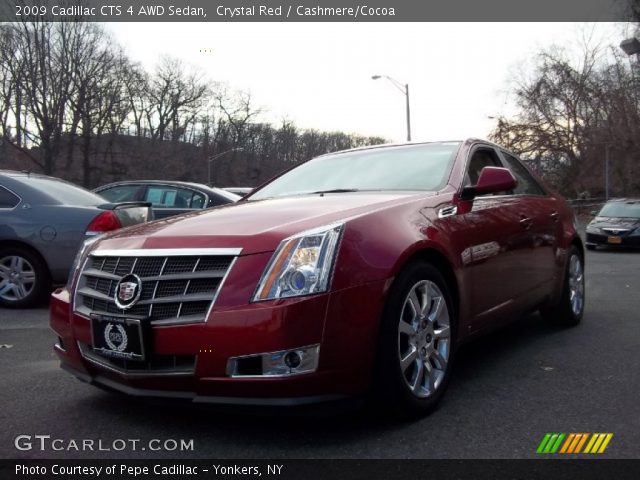 2009 Cadillac CTS 4 AWD Sedan in Crystal Red