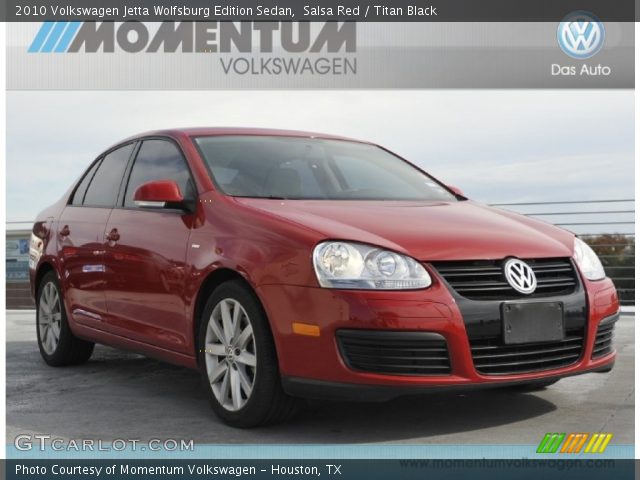 2010 Volkswagen Jetta Wolfsburg Edition Sedan in Salsa Red