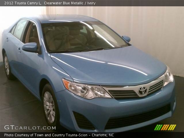 2012 Toyota Camry L in Clearwater Blue Metallic