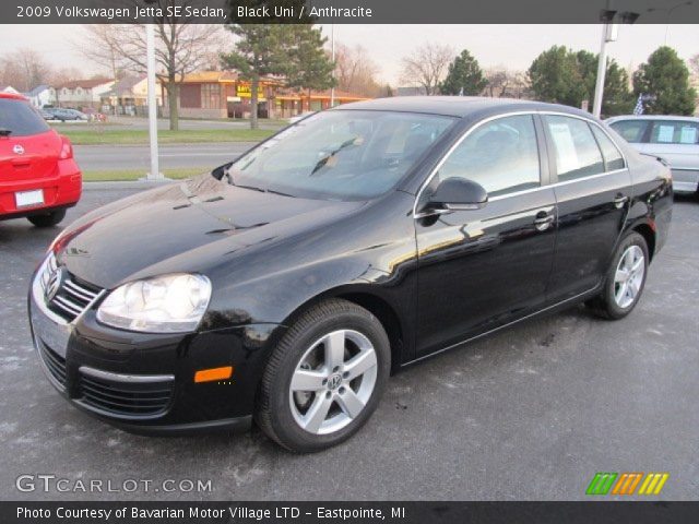 2009 Volkswagen Jetta SE Sedan in Black Uni