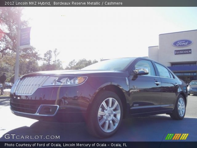 2012 Lincoln MKZ Hybrid in Bordeaux Reserve Metallic