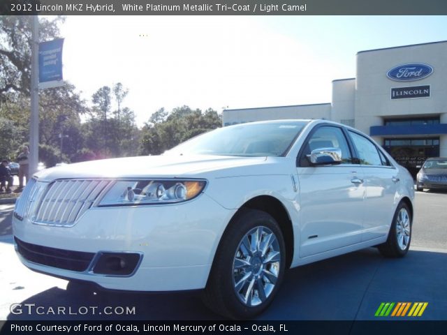 2012 Lincoln MKZ Hybrid in White Platinum Metallic Tri-Coat