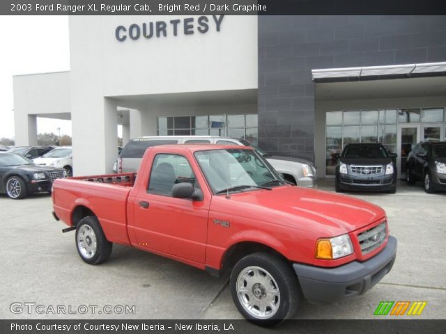 2003 Ford Ranger XL Regular Cab in Bright Red