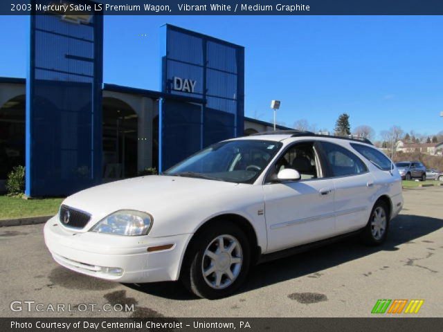2003 Mercury Sable LS Premium Wagon in Vibrant White