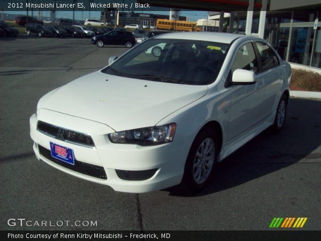 2012 Mitsubishi Lancer ES in Wicked White