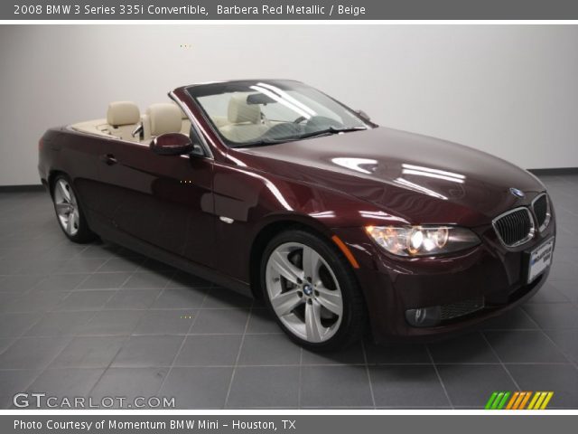 2008 BMW 3 Series 335i Convertible in Barbera Red Metallic