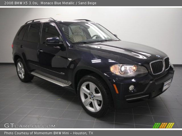 2008 BMW X5 3.0si in Monaco Blue Metallic