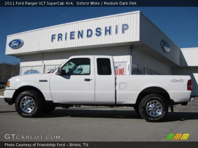 2011 Ford Ranger XLT SuperCab 4x4 in Oxford White