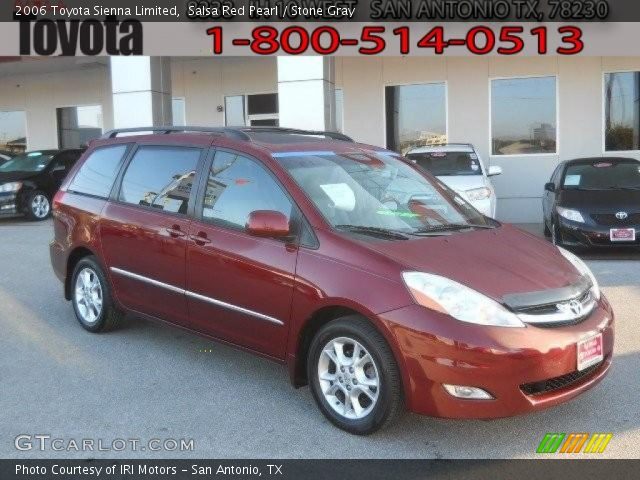 2006 Toyota Sienna Limited in Salsa Red Pearl