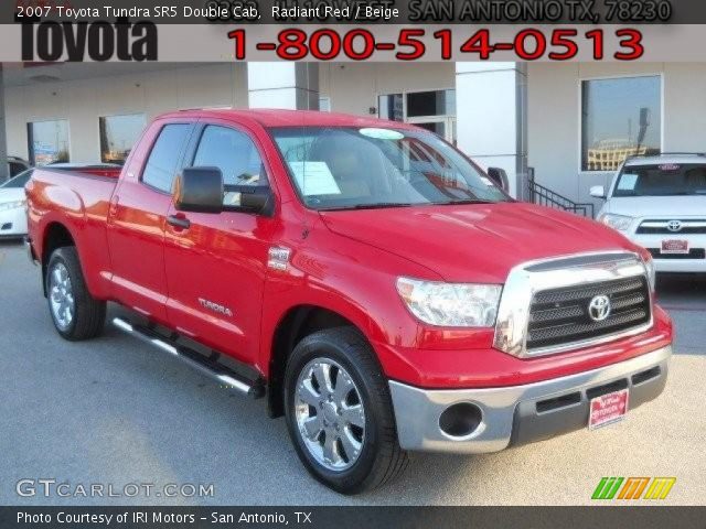 2007 Toyota Tundra SR5 Double Cab in Radiant Red