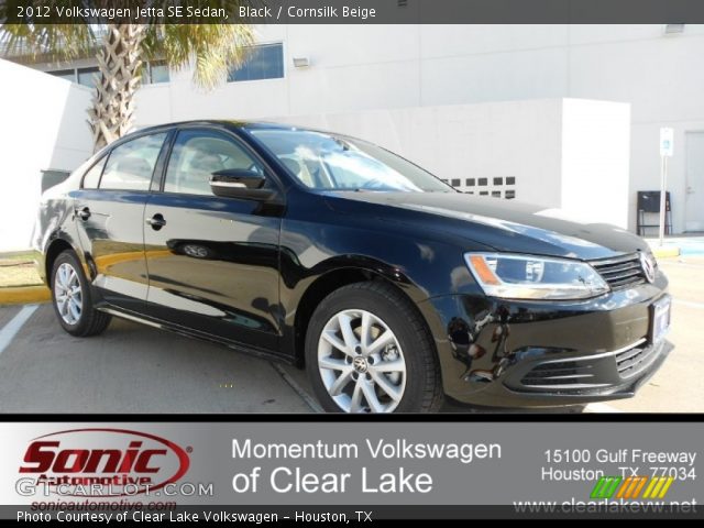 2012 Volkswagen Jetta SE Sedan in Black