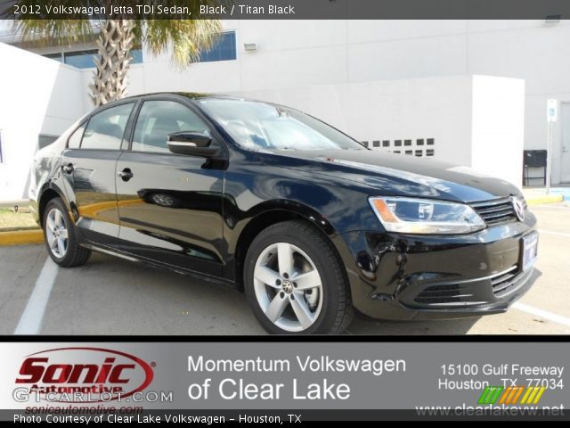 2012 Volkswagen Jetta TDI Sedan in Black
