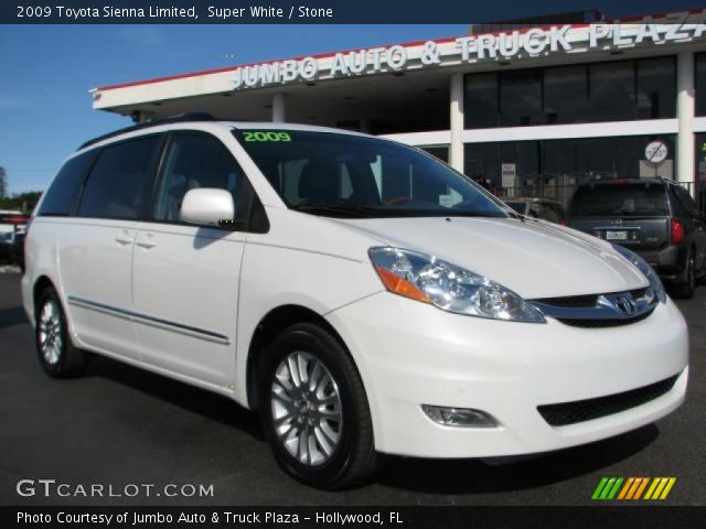 2009 Toyota Sienna Limited in Super White