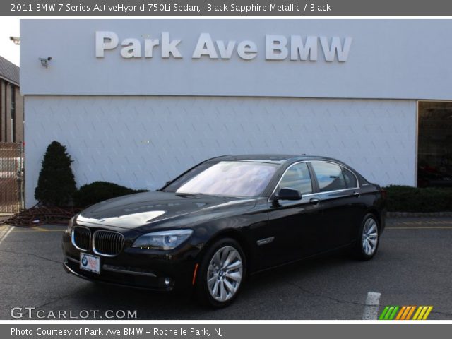 2011 BMW 7 Series ActiveHybrid 750Li Sedan in Black Sapphire Metallic