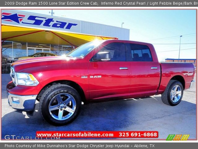 2009 Dodge Ram 1500 Lone Star Edition Crew Cab in Inferno Red Crystal Pearl
