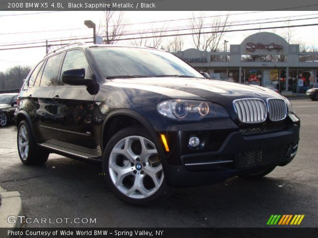 2008 BMW X5 4.8i in Black Sapphire Metallic