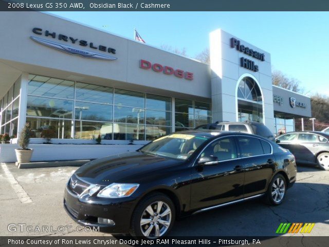 2008 Lexus GS 350 AWD in Obsidian Black