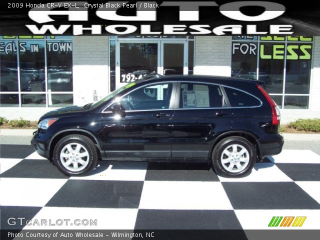 2009 Honda CR-V EX-L in Crystal Black Pearl