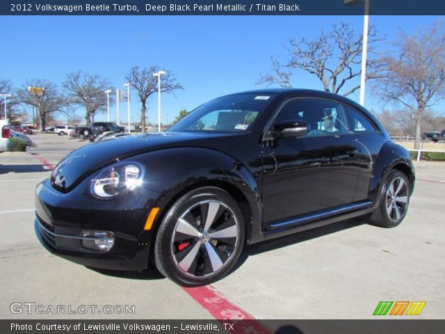 2012 Volkswagen Beetle Turbo in Deep Black Pearl Metallic