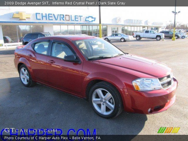 2009 Dodge Avenger SXT in Inferno Red Crystal Pearl