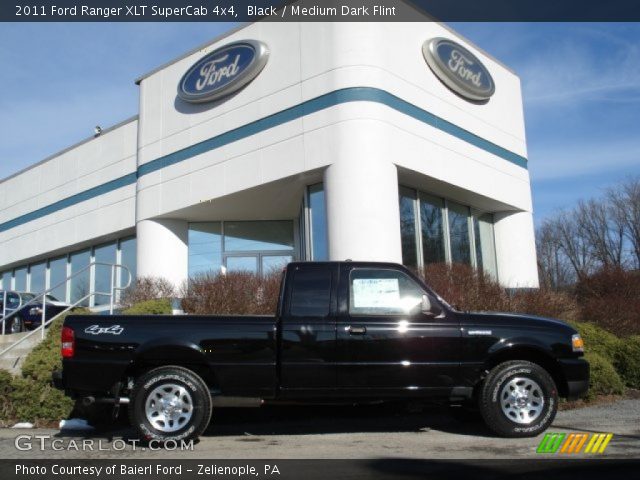 2011 Ford Ranger XLT SuperCab 4x4 in Black
