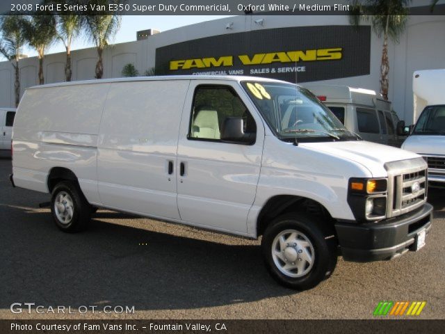 2008 Ford E Series Van E350 Super Duty Commericial in Oxford White