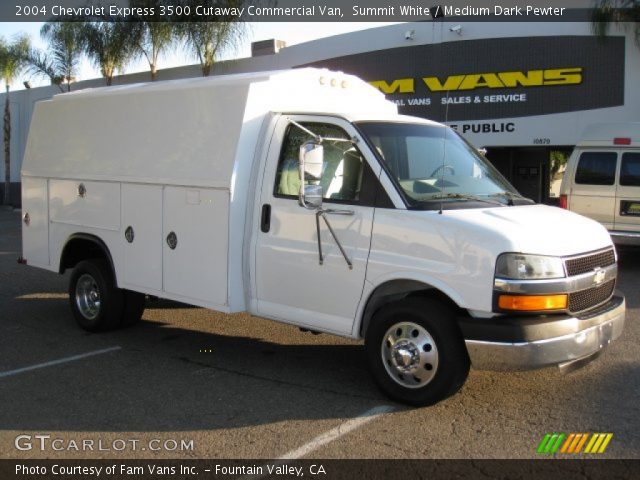 2004 Chevrolet Express 3500 Cutaway Commercial Van in Summit White