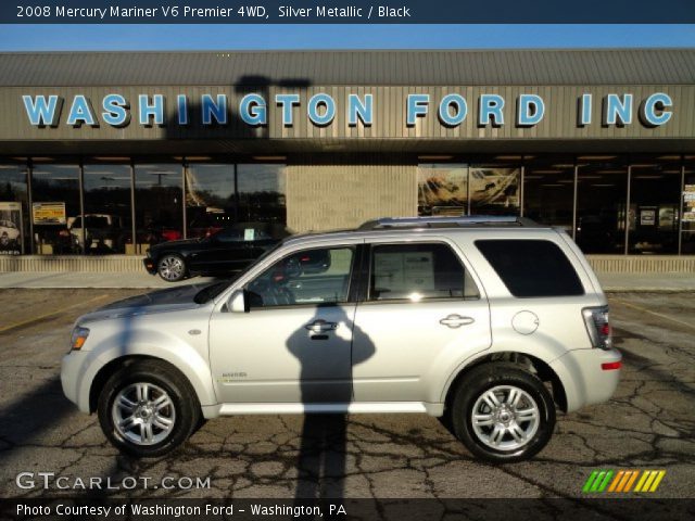 2008 Mercury Mariner V6 Premier 4WD in Silver Metallic