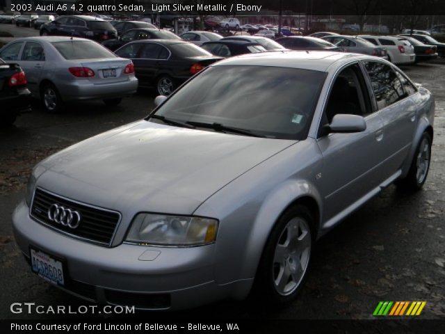 2003 Audi A6 4.2 quattro Sedan in Light Silver Metallic