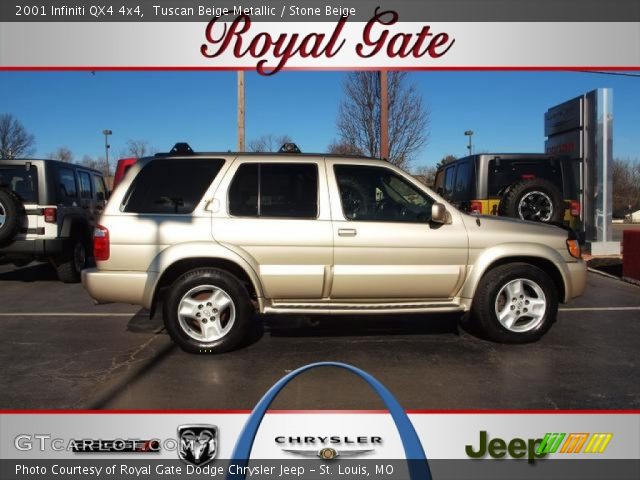 2001 Infiniti QX4 4x4 in Tuscan Beige Metallic