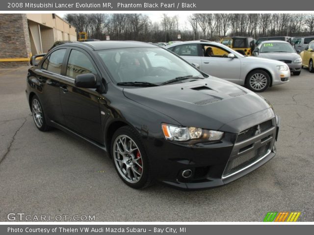 2008 Mitsubishi Lancer Evolution MR in Phantom Black Pearl