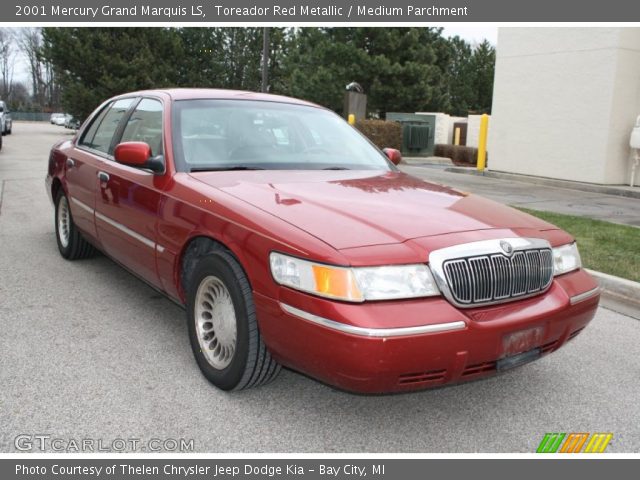 2001 Mercury Grand Marquis LS in Toreador Red Metallic