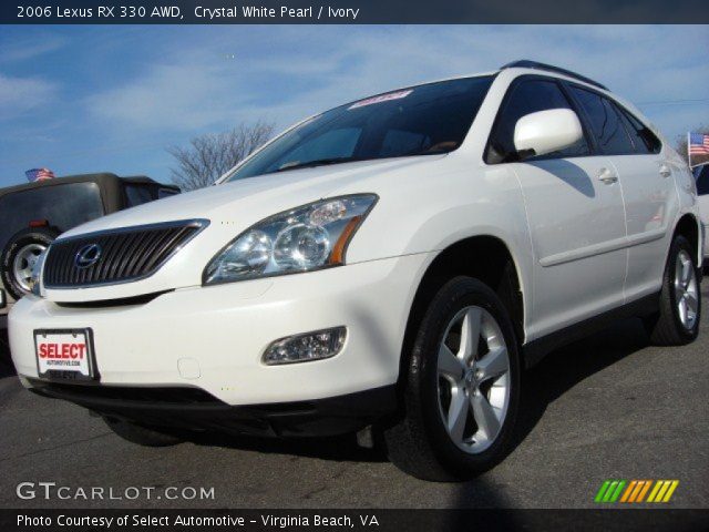 2006 Lexus RX 330 AWD in Crystal White Pearl