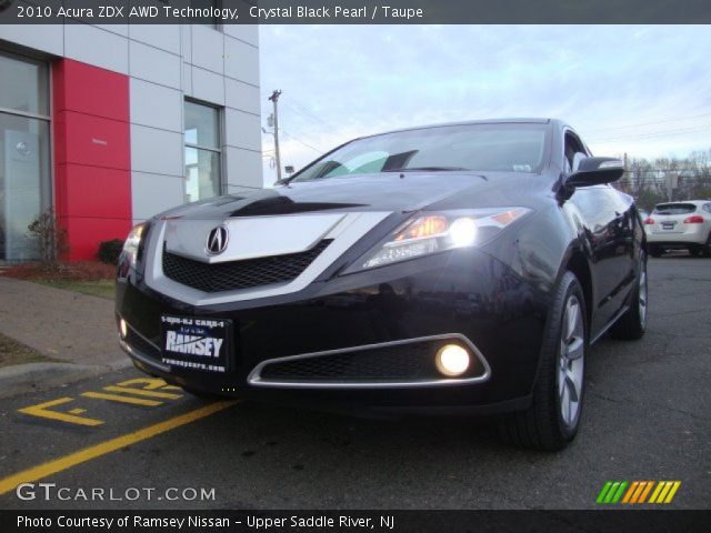 2010 Acura ZDX AWD Technology in Crystal Black Pearl