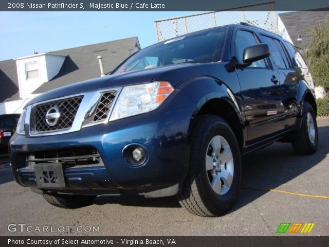 2008 Nissan Pathfinder S in Majestic Blue