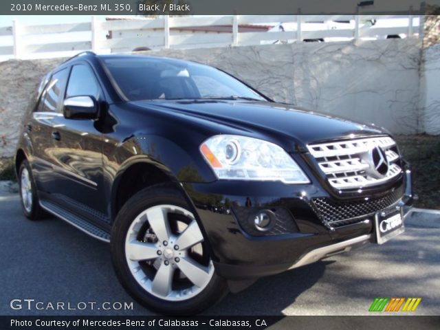 2010 Mercedes-Benz ML 350 in Black