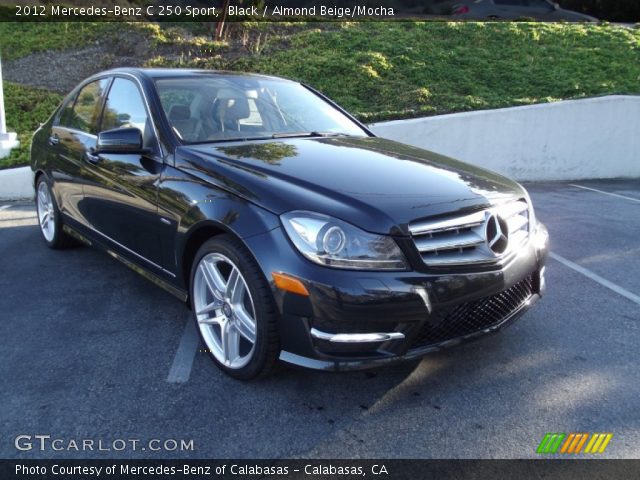 2012 Mercedes-Benz C 250 Sport in Black