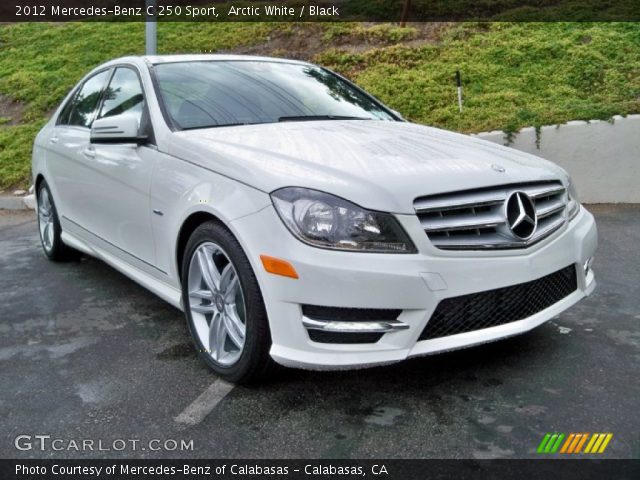 2012 Mercedes-Benz C 250 Sport in Arctic White