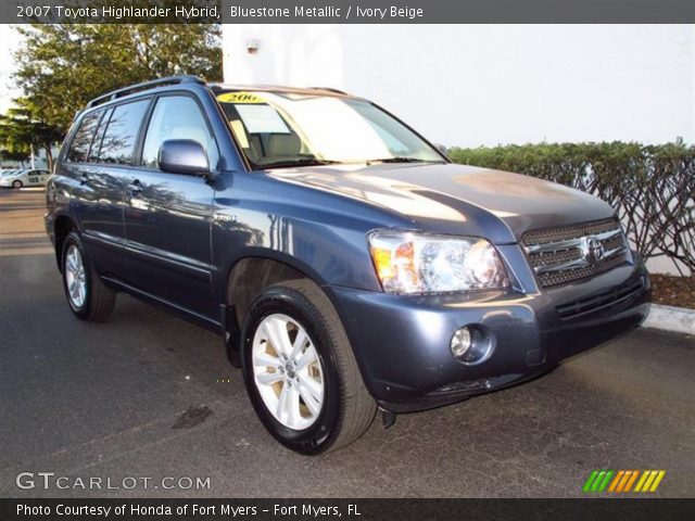 2007 Toyota Highlander Hybrid in Bluestone Metallic