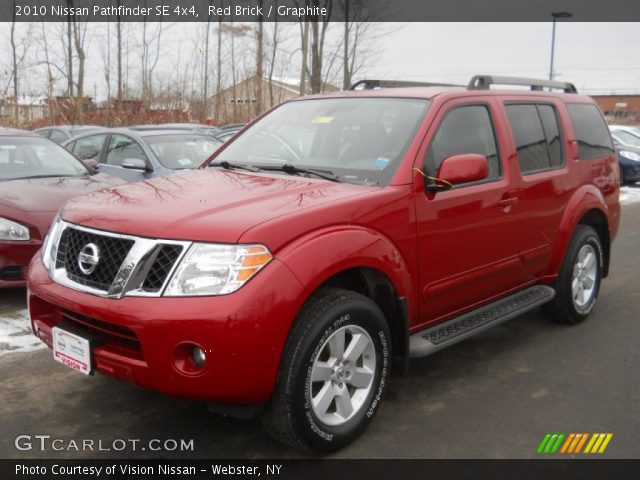 2010 Nissan Pathfinder SE 4x4 in Red Brick