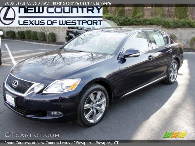 2009 Lexus GS 350 AWD in Black Sapphire Pearl