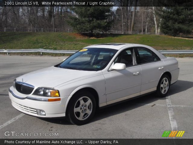 2001 Lincoln LS V8 in White Pearlescent Tricoat