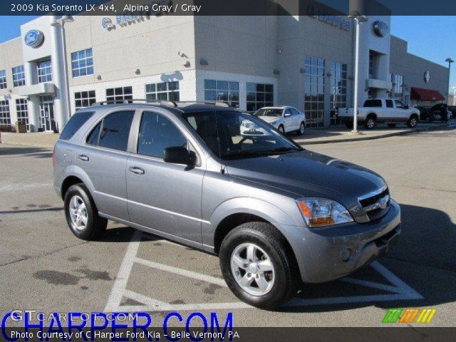 2009 Kia Sorento LX 4x4 in Alpine Gray