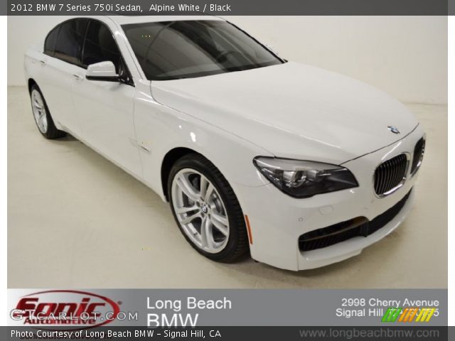 2012 BMW 7 Series 750i Sedan in Alpine White