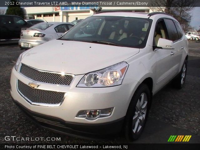 2012 Chevrolet Traverse LTZ AWD in White Diamond Tricoat