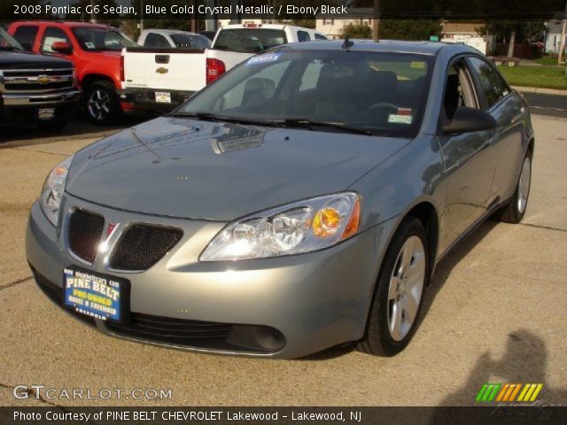 2008 Pontiac G6 Sedan in Blue Gold Crystal Metallic